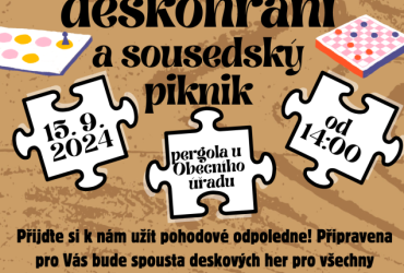 Sadovské deskohraní a piknik