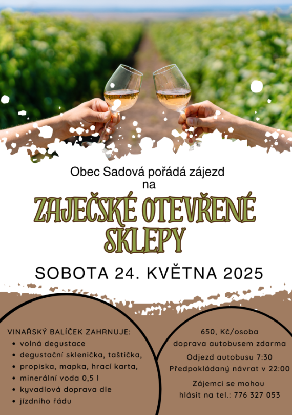 Zájezd na Zaječské otevřené sklepy